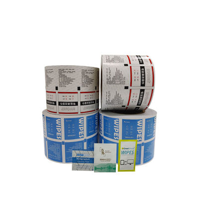 Mechanische Zellstoffnässtücher für den Druck von 0 bis 9 Farben aus Aluminiumfolie/Gel