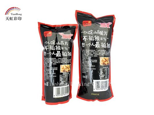Öko-freundliche Chips Snack Heat Seal Tasche mit Gravure Druck und Versiegelung Griff