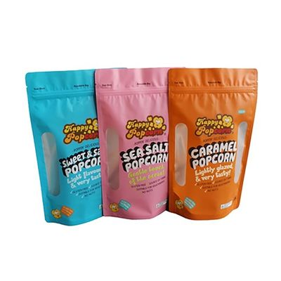 Customized Logo Lebensmittelqualität Kunststoff Stand Up Tasche Zip Lock Verpackungstüte für Snacks