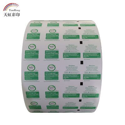 Medizinische Geräte und Instrumente Aluminiumfolie Papier für die Verpackung von Alkohol-Pads