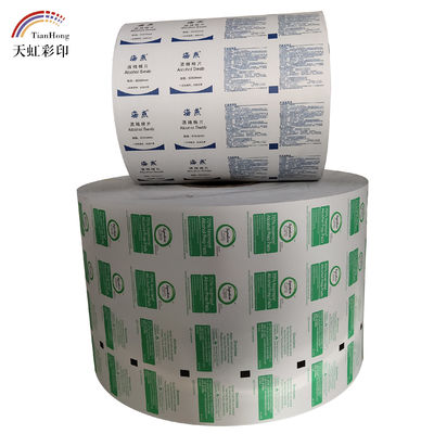 Medizinische Geräte und Instrumente Aluminiumfolie Papier für die Verpackung von Alkohol-Pads