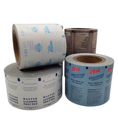 Papier aus medizinischer Aluminiumfolie für antiseptische Alkoholtücher in 1-9 Farbvarianten