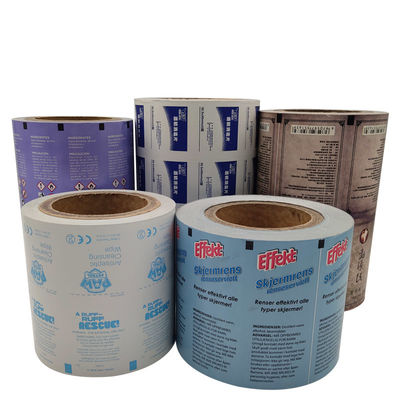 Papier aus medizinischer Aluminiumfolie für antiseptische Alkoholtücher in 1-9 Farbvarianten
