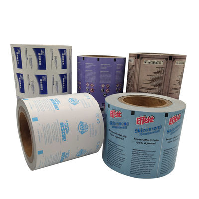 Papier aus medizinischer Aluminiumfolie für antiseptische Alkoholtücher in 1-9 Farbvarianten