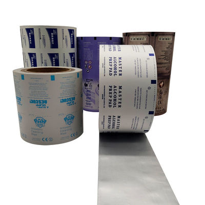Pharmazeutika Aluminiumfolie Papier für die Alkoholpräparation Pad Gläser 1-9 Farben