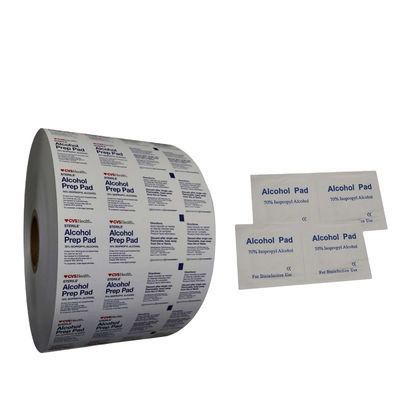 Pharmazeutika Aluminiumfolie Papier für Desinfektionstücher Nasse Wippe Pack Lösung