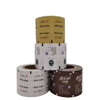 Lebensmittelverpackungstüten für Zucker Verpackungspapier PE-Laminatpackung Kaffee-Tee-Haustierbeutel Stöcke