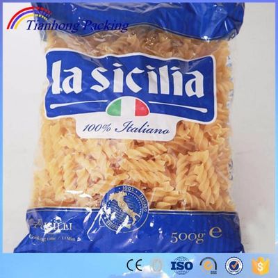 Speziell gedruckte klare Kunststoffmehl Makkaroni Pasta Spaghetti Verpackungstüte