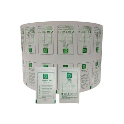 Nützliche Reinigungsmittel Verpackung Aluminiumfolie Verbundpapier für sterile Alkohol-Prep Pad/Clean Swab
