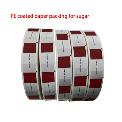 Flexographischer Druck Zuckerrohr Süßstoffbeutel Verpackung in PE-Belagter Film