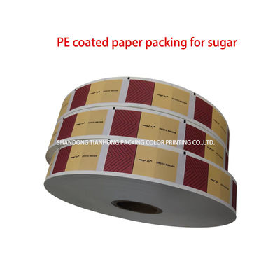 Flexographischer Druck Zuckerrohr Süßstoffbeutel Verpackung in PE-Belagter Film