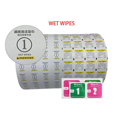 Aluminiumfolie-Laminationspapier für die Verpackung von Alkohol-Pad/Alcohol-Swab Flexo gedruckt