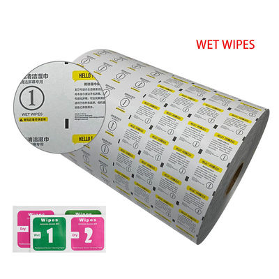 Aluminiumfolie-Laminationspapier für die Verpackung von Alkohol-Pad/Alcohol-Swab Flexo gedruckt
