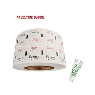 PE-beschichtete Papierrollen für Zuckerpfeffer, Salzstick-Sachet-Material