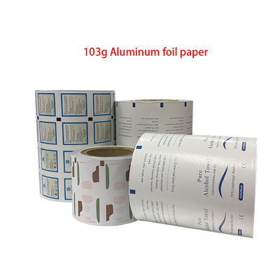 Direkt verkaufen Krankenhaus Einweg-Medizinisches Aluminiumfolie Papier mit individueller Breite