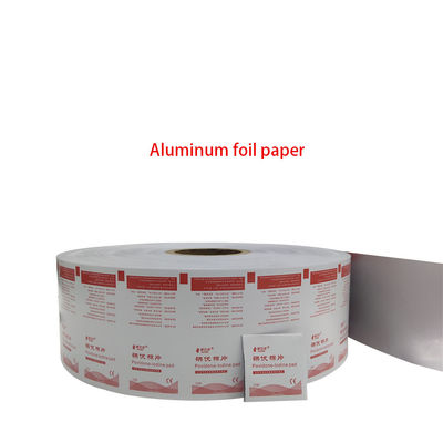 Direkt verkaufen Krankenhaus Einweg-Medizinisches Aluminiumfolie Papier mit individueller Breite