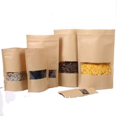Silberne Verpackung von Snacks Kraft-Zippbeutel für Trockenfrüchte