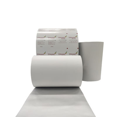Anpassungsgröße Aluminiumfolie Papier Kunststoff Pet PE Verpackungsfilm Roll für Bzk Wipes