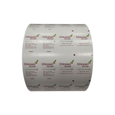 Anpassungsgröße Aluminiumfolie Papier Kunststoff Pet PE Verpackungsfilm Roll für Bzk Wipes