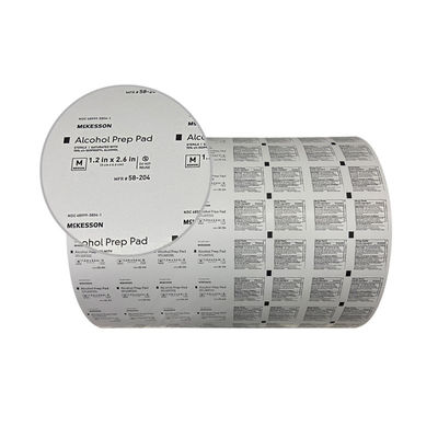 Medizinische 101g 130g 5-Schicht Povidon-Jod Vorbereitung Pad Roll Film Aluminiumfolie Papier