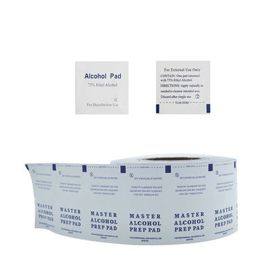 Pulpentyp Mechanische Zellstofffolie Aluminiumfolie Rollen für 75% Alkohol Pad Verpackung