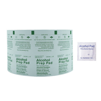 Pulpentyp Mechanische Zellstofffolie Aluminiumfolie Rollen für 75% Alkohol Pad Verpackung