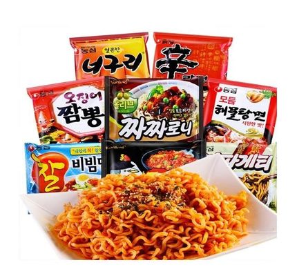 Instand Noodles Lebensmittelverpackung Farbdruck mit und kundenspezifisches Logo