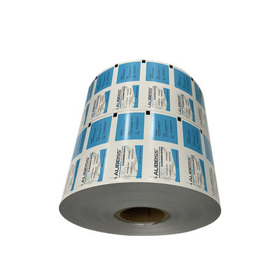 Flexographisch bedrucktes Aluminiumfoliepapier für Iod-Tücher in großen Mengen