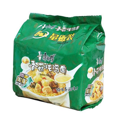 Instant Ramen Pack Noodles Verpackung Plastiktüten mit Seiten-Gusset-Tasche ISO9001 2015/CE