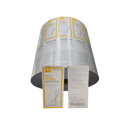 Druckbare Verpackung Bzk Antiseptische Wippe Aluminiumfolie Papier Rollfilm für komplexe Laminationsmethode