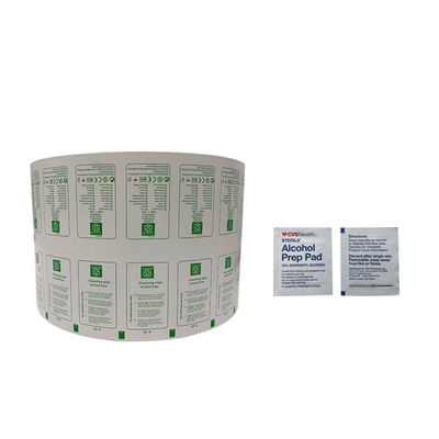 Druckbare Verpackung Bzk Antiseptische Wippe Aluminiumfolie Papier Rollfilm für komplexe Laminationsmethode