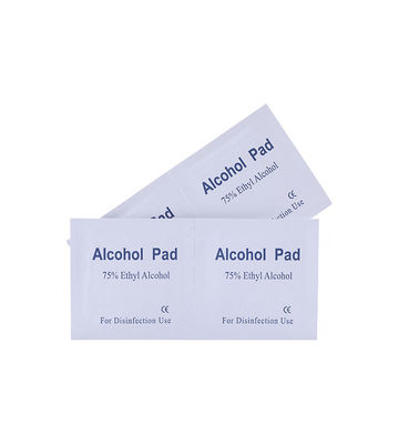 Flexographie-Druck laminierter Aluminium-PE-Film für individuelle Logo-Alkohol-Prep-Pads
