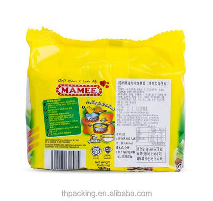 Instant Noodles Kunststoffbeutel Einweg-BOPP/VMCPP PET/PE Materialstruktur