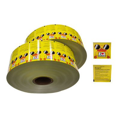 Flexible Lamierte Aluminiumfolie-Papierrolle für Alkoholvorbereitungspolster/Reinigungstüten