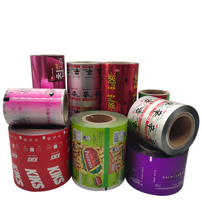 Lebensmittelverpackung aus Kunststoff-Laminat-Rollenfilm mit Aluminiumfolie