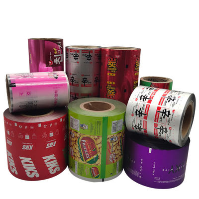 Lebensmittelverpackung aus Kunststoff-Laminat-Rollenfilm mit Aluminiumfolie