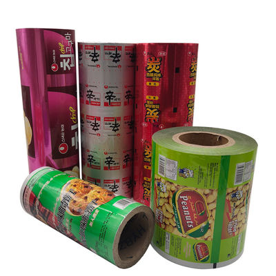 Lebensmittelverpackung aus Kunststoff-Laminat-Rollenfilm mit Aluminiumfolie