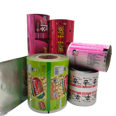 Lebensmittelverpackung aus Kunststoff-Laminat-Rollenfilm mit Aluminiumfolie