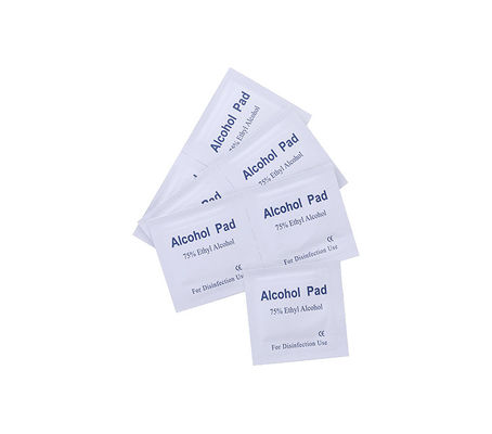 Flexographie-Druck Logo Aluminiumfolie Film Roll für 75% Alkohol Vorbereitung Pad