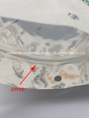 Reißverschluss Top Custom Printed Matte Stand Up Tasche Aluminiumfolie Mylar Tasche für Lollipop