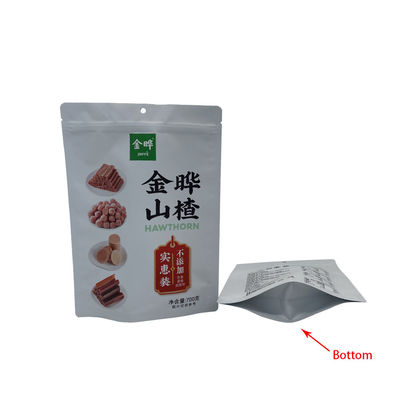 Reißverschluss Top Custom Printed Matte Stand Up Tasche Aluminiumfolie Mylar Tasche für Lollipop