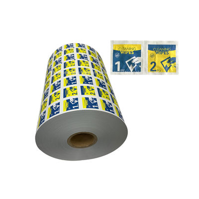Wasserdicht gedruckt, farbenfrohe, geprägte Aluminiumfolie, Laminatpapier, PE-beschichtetes Papier zur Brillensäuberung