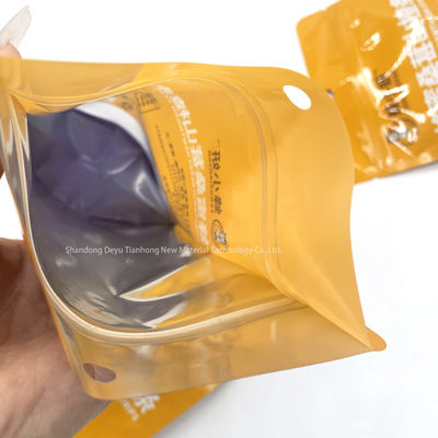 Custom Printed Zipper Top Stand Up Pocket für luft- und wasserdichte, umweltfreundliche Snacks