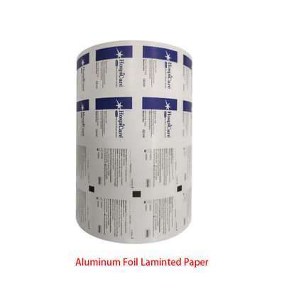 Auf Wunsch gedruckt Aluminiumfolie Papier laminierte Filmrolle mit Muster