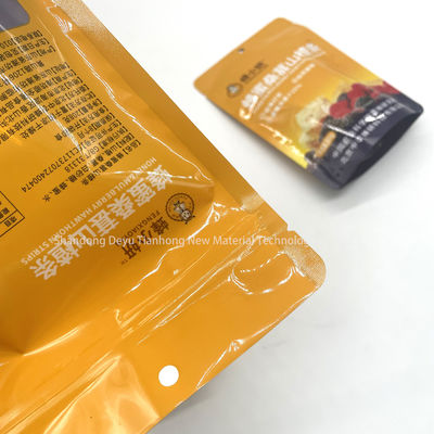Custom Printed Zipper Top Stand Up Pocket für luft- und wasserdichte, umweltfreundliche Snacks