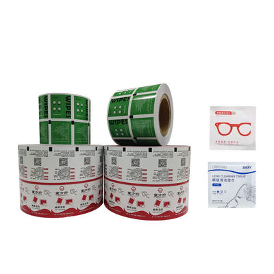 Druckfarbe Wasserdichte Aluminium Verpackungsfolie Rollen für Jod-Wipes Packung