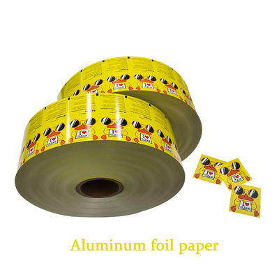Flexographie Druckschrott medizinische Verpackung Aluminiumfolie Rollen Stoff Material 30-1100mm Breite